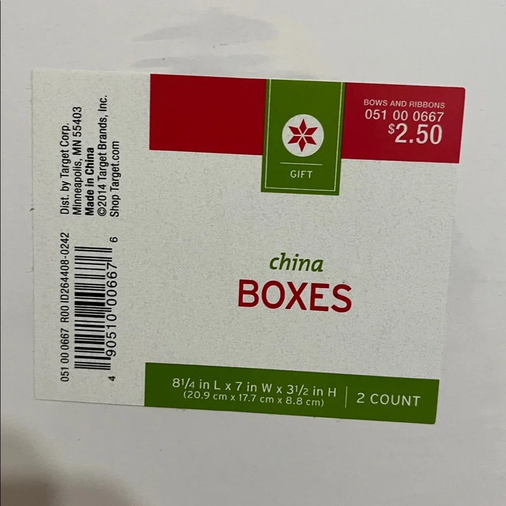 White Gift Boxes & Gold Ribbon – 3 sizes,NEW in Unopened Packaging